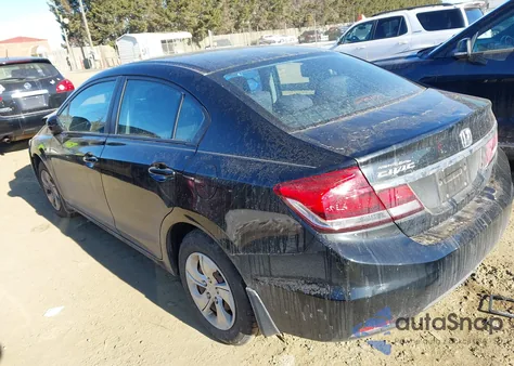 2015 Honda Civic Lx из США, поврежденный, VIN 2HGFB2F50FH537573